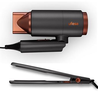 Kit Modelador de Cabelo Ufesa 60305630 | 900 W | Preto - 1