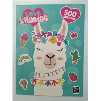 Love Lhamas - 500 Adesivos - 1