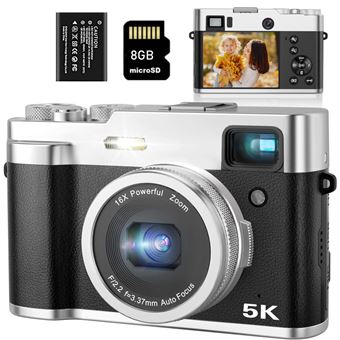 Câmara DSLR DUDAO DC203 | 5K | 48MP | autofocus 16x zoom | 2,8" | 8GB | Preto - 1