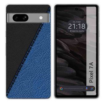 Capa Tumundosmartphone de silicone para Google Pixel 7a 5G couro design 02 desenhos - 1