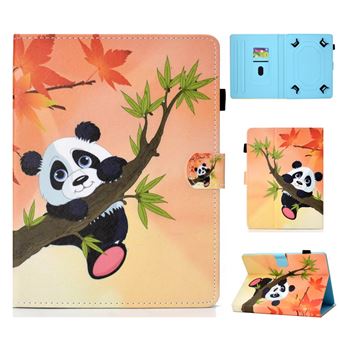 Capa Magunivers PU suporte universal para cartões de 10 polegadas panda na árvore para Apple iPad 9.7 (2018)/Samsung Tab S3 9.7 etc - 1