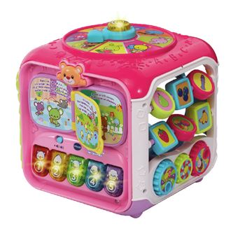 Brinquedo educativo VTech Super cube des découvertes rose - 1