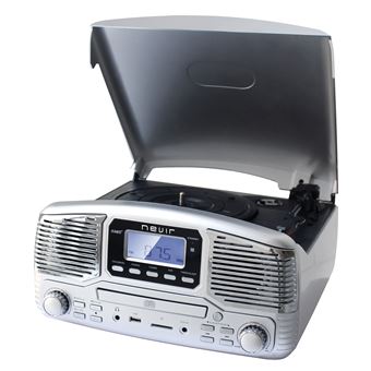 Gira-discos Nevir NVR-812 VCDMUC | Prateado - 1