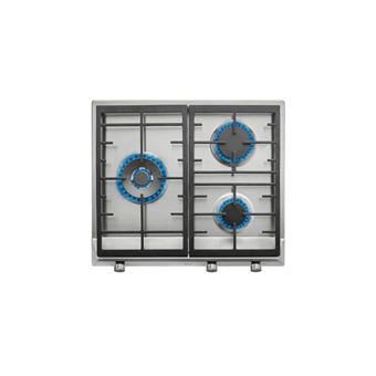 Placa a Gás Teka EX 60 1 3G AI AL DR BUT | Gás Butano/Propano | 58 cm | 3 Zonas | Aço inoxidável - 1