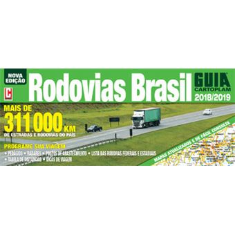 Guia Cartoplam - Rodovias Brasil 2018/2019 - Capa Em Pvc - 1