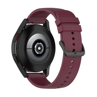Bracelete Silicone com Fivela CapaSmart para Samsung Galaxy Watch7 LTE 40mm | Vinho Tinto - 1