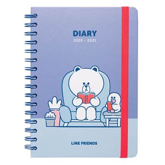 Agenda Escolar 2020/2021 A5 Semanal Line Friends