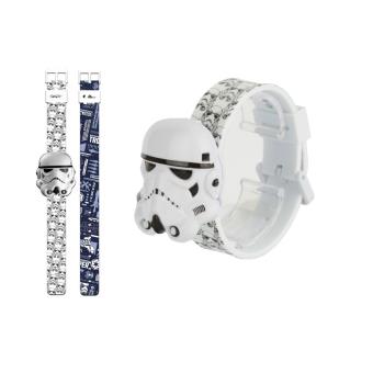 Relógio Star Wars Digital 3D Stormtrooper Bracelete Trocável