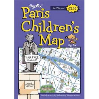 Guy Fox Maps For Children Paris Children'S Map - 1