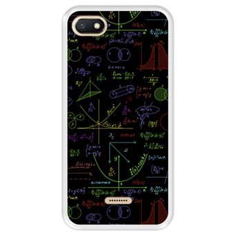 Capa Tpu Hapdey para Xiaomi Redmi 6A | Design Cálculos Matemáticos com Gráficos de Álgebra | Soluções de Tarefas 2 - Transparente - 1