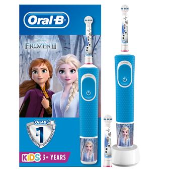 Escova de Dentes Elétrica Oral-B Kids 80324393 | Azul, Rosa - 1