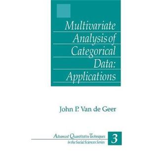 Multivariate Analysis of Categorical Data - Hardback - 1993 - 1