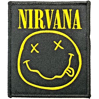 Emblema Rock Off Nirvana | Smiley | Woven Patch - 1