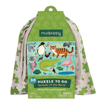 Puzzle Mudpuppy Animais 4598 | 36 Peças - 1