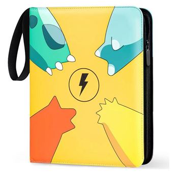 Álbum Pokémon TCG V-REEL | Couro PU com Zíper | 400 Cartas | HLX-02 - 1