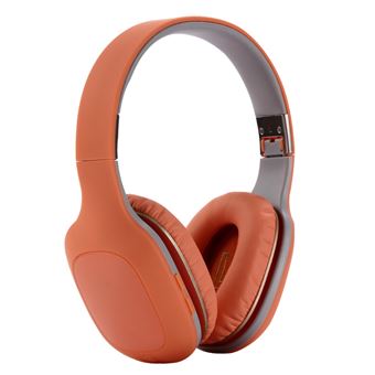 Auscultadores Bluetooth Magunivers sem Fios Dobrável Laranja