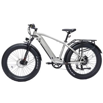Bicicleta Elétrica de Turismo Bodywel D6 | Pneu Largo | 48 V | 13,5 Ah | Cinza - 1