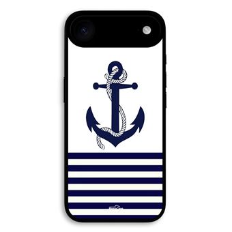 Capa Maniacase para iPhone 17 Air | Rumo ao oceano, âncora marinha fundo branco - 1