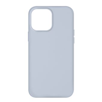 Capa de Silicone com Acabamento Semi-rígido Soft-touch Avizar para iPhone 13 Pro Max - Violeta - 1