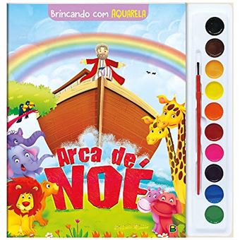 Brincando com Aquarela: Arca de Noé - 1