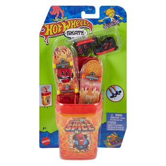 Hot Wheels Skate de Dedos Mattel com Frasco de Aroma Fire & Spice | 2 Unidades - 1