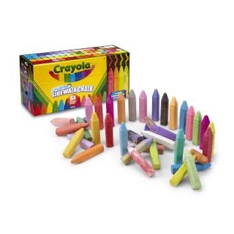 Crayola 64ct Sidewalk chalk - 1