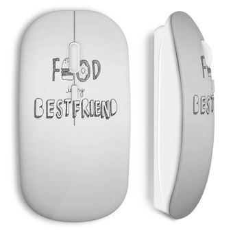 Rato Wireless Maniacase A comida É O Meu Melhor Amigo - 1