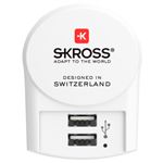 Carregador de dispositivos móveis skross 1302421 interior branco