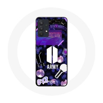 Capa Maniacase para Samsung Galaxy A13 4G / A13 4G Lite Bangtan Sonyeondan Bts Logotipo Army Bomb Lightstick - 1
