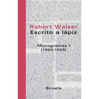 Escrito A Lápiz. Microgramas I - 1