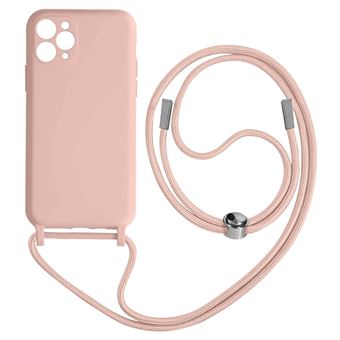 Capa Cordão Avizar Para Iphone 11 Pro Max | Bracelete Semi-Rígido | 80Cm - Rosa - 1