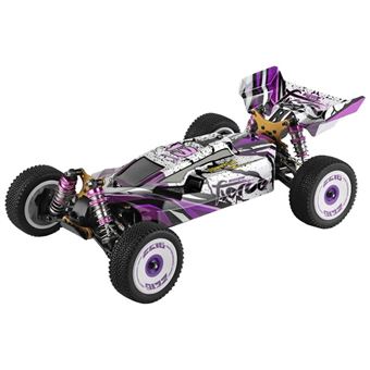 Carro Telecomandado RC Wltoys 124019 1/10 Buggy 4WD - Violeta - 1