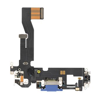 Conector De Carga Lightning E Microfone Clappio Para Iphone 12 E 12 Pro Substituição Azul - 1