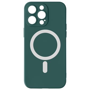Capa Avizar para iPhone 15 Pro Max Compatível Magsafe Semi Rígida Verde escuro - 1