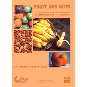 Fruit and Nuts - Supplement to the Composition of Foods - Paperback - 1992 - 1