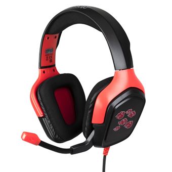 Auscultadores Gaming Konix Naruto KX NARUTO AKATSUKI HEADSET | Vermelho - 1