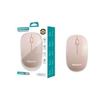 Rato Wireless para Computador MODORWY MO2111 | Sem Fio | 2.4GHz USB | 1600DPI | Rosa - 1
