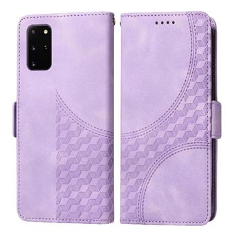 Capa FLOODKING para Samsung Galaxy S20 Plus | Design Acolchoado | Couro PU Premium | Roxo - 1