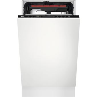 Máquina de Lavar Loiça Encastrável AEG FSE73527P | 10 talheres | 45 cm | D | Branco - 1