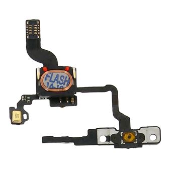 Botão Ligar/Desligar Avizar + Microfone + Sensor de Proximidade para Apple iPhone 4 - 1