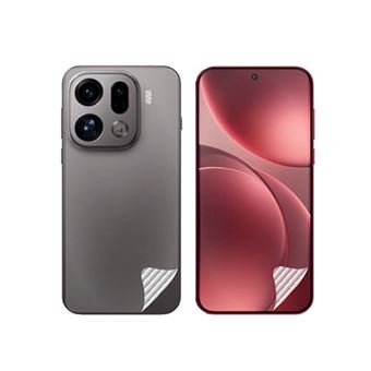 Kit Película Protectora de Hydrogel Frente e Verso Gift4Me para Oppo Find X9 Pro - Transparente - 1