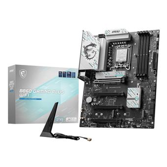 Motherboard MSI B860 GAMING PLUS WIFI | Preto - 1