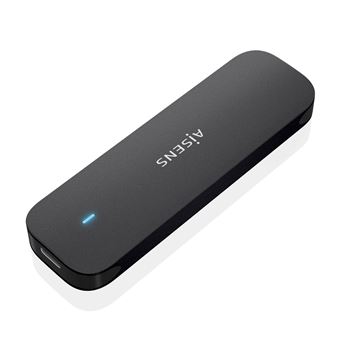 Compartimento Ssd AISENS ASM2-024B | Preto - 1