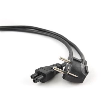 Cabo de Energia Gembird Power cord (C5), VDE approved, 6 ft | Preto - 1