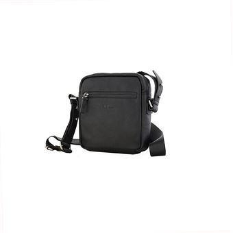 Bolsa Pequena Cruzar em Pele MP PARIS - Preto - 1