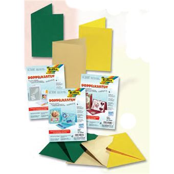 Folia 10.5x15cm 220g/m² envelope Papel Verde - 1