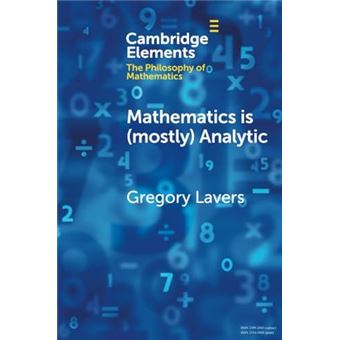 Mathematics Is Mostly Analytic - 1