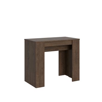 Mesa Consola Extensível Itamoby Basic Small | 90x48/204 cm | Nogueira - 1