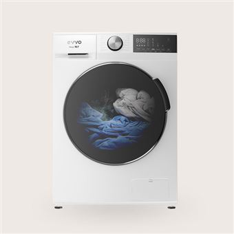 Máquina de Lavar e Secar Roupa EVVO Nova | 10/7 Kg | 1400 RPM | D | Branco - 1