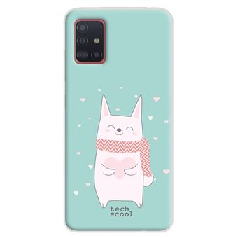 Capa Techcool Samsung Galaxy A51 | Design pastel ilustração de cor azul  gato verde - Capa Telemóvel - Compra na Fnac.pt